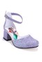 Dja76-Yb101Ky Lilac Orthopedic Girl's Evening Dress Shoes