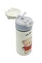 304 Steel Cream Color 480 ml Straw Flask Water Bottle Lid Cin845By - 3