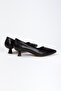Women's Thin Heels Pointed Toe Stiletto and Bag Set - 7