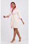 Swan Embroidered Niki Velvet Dressing Gown - 4