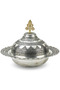 Antique Stapled Round Copper Sahan Sugar Bowl - 2