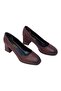 Thick Heeled Soft Blue Toe Classic Shoes