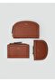 Oval Leather Look Wallet - 3