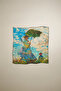 100% Silk Bandana Scarf (55X55 cm) - Monet (Japanese Bridge)