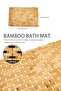 Bamboo Non-Slip Bath and Shower Mat |   40X60 cm |   Water Resistant Wooden Bath Mat. - 2