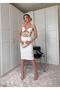 Women's Imported Fabric Pearl Embroidered Belt Detailed Lined Special Design Dress - 3