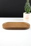 Natural Wooden Oil Pot Six Presentation Plates – Snack Bowl and Multi-Purpose Amber Color, Original Beech Wood