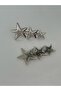 Long Zamak Earrings with Star Figure - 3