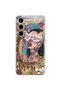 Samsung Galaxy S23 Compatible Hopeless Romantic Design Printed Transparent Case