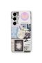 Samsung Galaxy S23 Compatible Protect Your Peace Design Printed Transparent Case