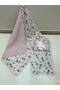 Double Sided Muslin Bottom Opening, Pillow and Blanket Set of 3 Cotton Animal Pattern 100 X 100 Pink Single