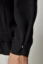 Black Bomber Jacket - Wide Pocket, Lfn0022 - 5