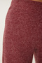 Wide Leg Comfortable Soft Pants Bordo Lub0073 - 6