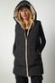 Hooded Double-Sided Inflatable Vest Beige Black Lgz0001 - 5