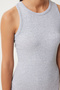 Gray Corded Knitted Mini Summer Dress - Lff0010 - 3