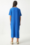 Loose Long Summer Knitted Dress Blue Ldz0002 - 4