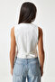 V-Neck Summer Ayrobin Vest White Lto0007 - 6