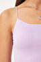 Lilac Powder Double Knitted Blouse - Rope Strap, Lld0001 - 3