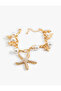 Chain Bracelet with Starfish Detailed Dangle - 2