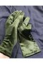 Elisabeth Wrist-Length Velvet Gloves Army Green - 3