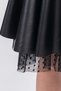 Leather Bloomed 23 April Birthday Show Party Feast Daily Skirt - 3