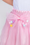 23 April Fluffy Show Birthday Party Skirt with Pompon - 3
