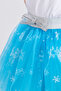 Snowflake Printed April 23 Fluffy Show Birthday Party Skirt - 3