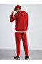Men's Basic Plain Oversize 3 Thread Raised Tracksuit Suit - 3