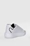 Genuine Leather Lace-Up Comfort Sole Women's Sneakers White - 3
