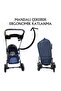 عربة أطفال للقطط والكلاب من Tommy Sp01 باللون الأزرق الداكن مقاس 74 × 46 × 97 سم بوزن 15 كجم - 3