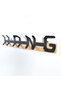 Clothes Towel Apron Clothing Hanger Metal Hanger Rack for Bathroom and Kitchen - 2