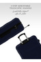 Hardside Travel Trolley Luggage 2 Pcs Set-NAVY - 4