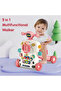 5-IN-1 Baby Walker/Learning Table Mode/Game Panel Mode/Scooter Mode/Roller Coaster Mode w/ Music - 3
