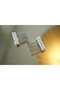 2 Pieces White Mini Comb Buckle, Engagement-Wedding-Wedding Comb Buckle - 3