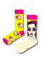 Set of 5 Healthy Left and Left Patterned Colorful Socks - 5