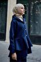 Women's Goal Button Detail Double Suit Navy Blue - 3