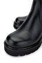 Women's Genuine Leather Black Floater Casual Boots - 3