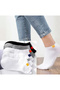 Pack of 5 Unisex Washed Cotton Ankle Socks