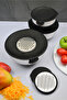 Farika 9 Pieces Storage and Mixing Bowl with Grater (16-20-24 cm) - 2