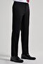 Men's Black Flexible Comfort Fit Trousers with Side Pockets 1003250159 - 4