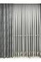 Silver Stripe Skirt Leaded Tulle Curtain 1/3 Close Pleat - 2