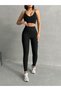 Knitted Sports Leggings with Recovery Stitching Detail Missta2515
