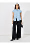 Solid Denim Extended Sleeves Shirt - 2