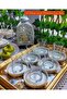 Luce 12 Piece Porcelain Plate Tea Set for 6 People-11141