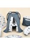 18 Pieces Full Set - Double Sided - Dark Blue Cars - 8