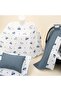 18 Pieces Full Set - Double Sided - Dark Blue Cars - 7