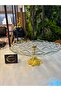 Ars Pasabahce Metal Whirling Dervish Footed Cutout Look Gilded Presentation Plate, Decorative Plate, - 5