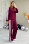 Modal Fabric 4 Stripe Tracksuit Set - 2