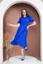 Balloon Sleeve Midi Length Flared Dress - 6