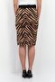 Women Animal Print Midi Skirt, Multicolor - 4
